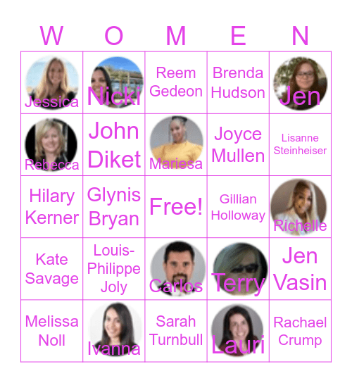 Women of Insight Bingo Card