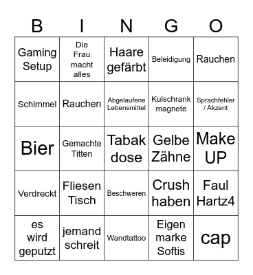 Assi TV / RTL2 Bingo Card