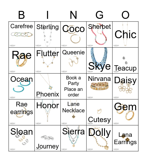 BLINGO BINGO Card