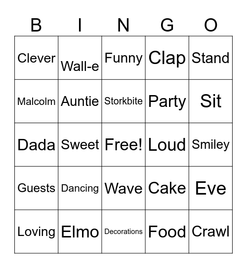 BIG MAC Bingo Card
