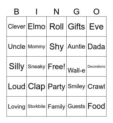 BIG MAC Bingo Card