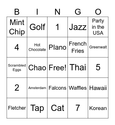 Get to Know Emi and Ellie! Bingo Card