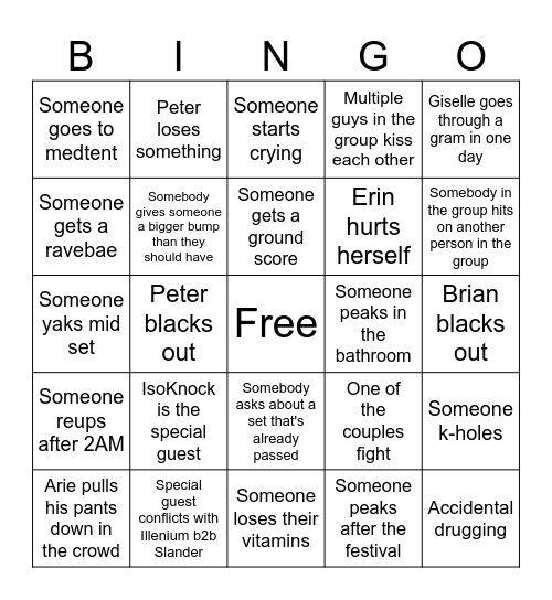 EDC 2025 Bingo Card