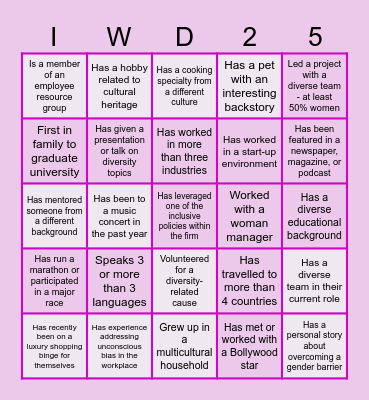 ACCELERATE ACTION! Bingo Card