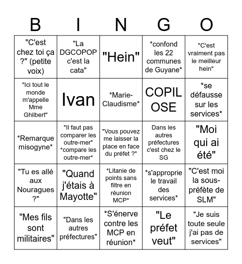 Bingo F Bingo Card