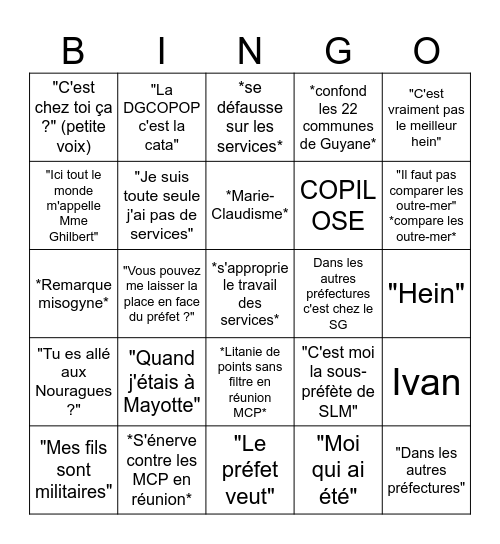 Bingo F Bingo Card
