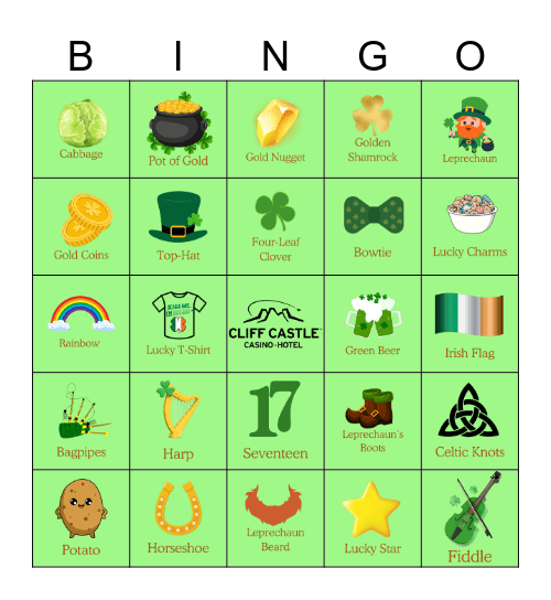Lucky-Puc Bingo Card