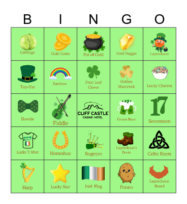 Lucky-Puc Bingo Card