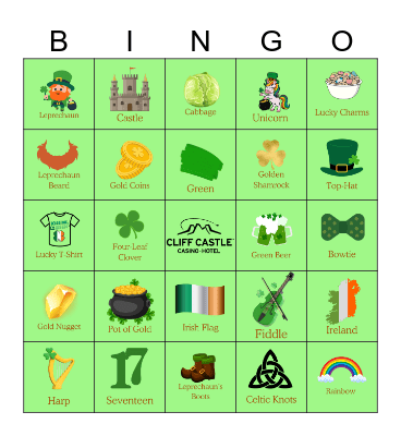 Lucky-Puc Bingo Card