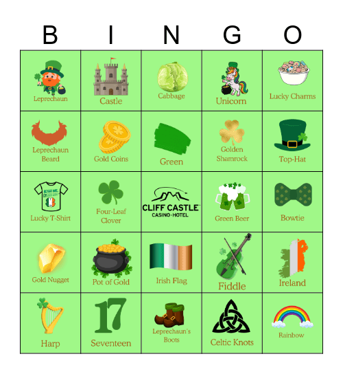 Lucky-Puc Bingo Card