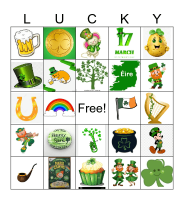 Lucky Bingo Card