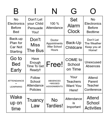 Basketball Bingo Card
