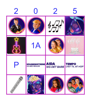 MGP BINGO Card