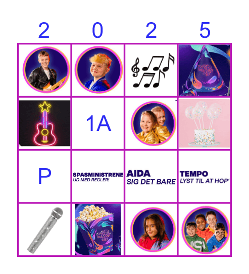 MGP BINGO Card