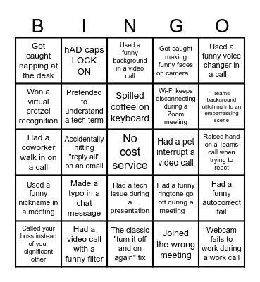 Is this you? Bingo Card