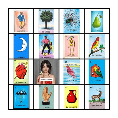 Loteria Bingo Card
