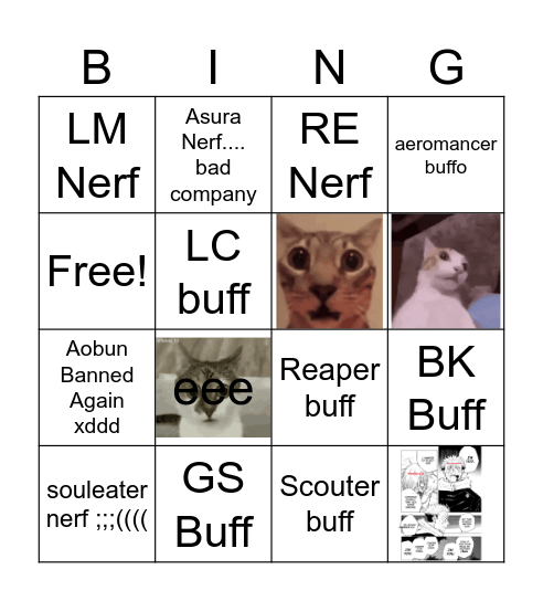 BING Bingo Card