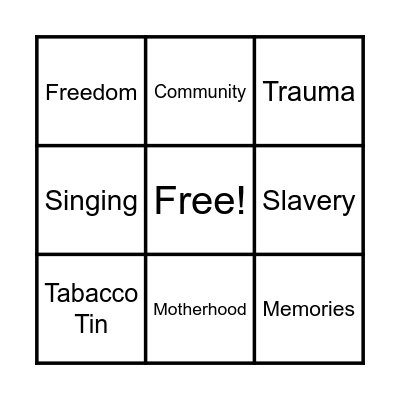 Beloved Bingo Card