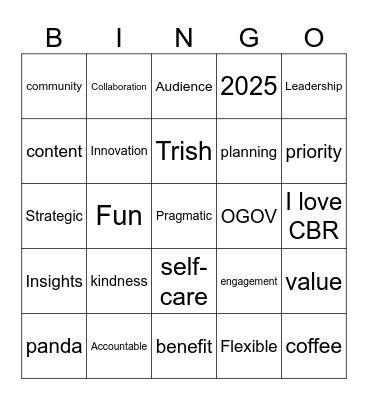 BRANCH BINGO Card