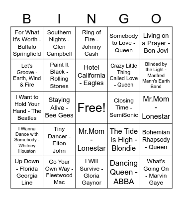 Multi-Lakes Bar Bingo Card