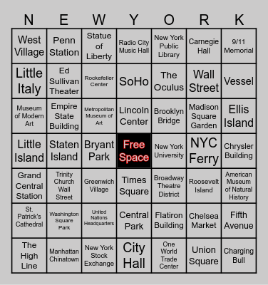 BINGO - March 2025 Bingo Card