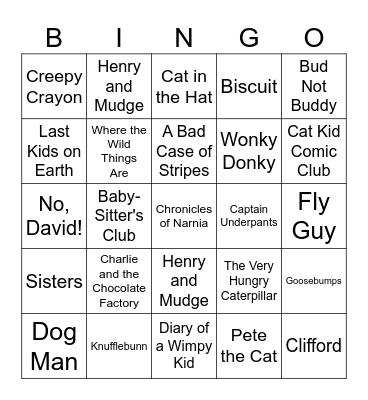 Nevada Reading Week Class Bingo Monday Bingo Card