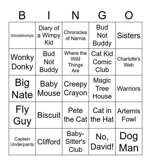 Nevada Reading Week Class Bingo Monday Bingo Card