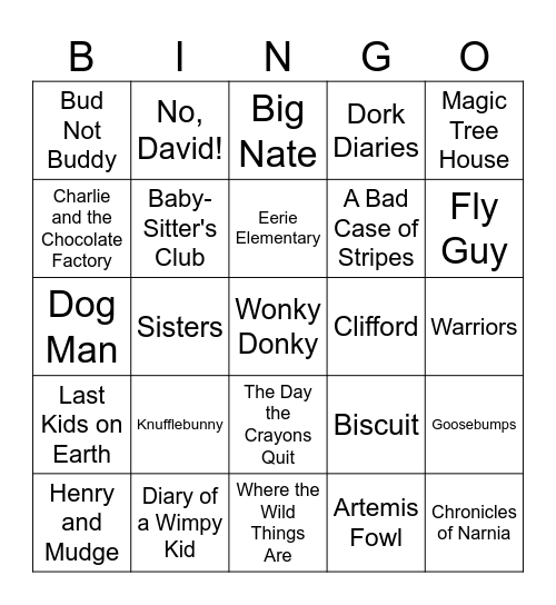 Nevada Reading Week Class Bingo Tuesday Bingo Card