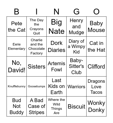Nevada Reading Week Class Bingo Tuesday Bingo Card