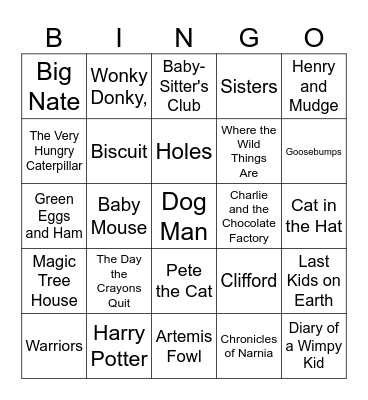 Nevada Reading Week Class Bingo Wednesday Bingo Card