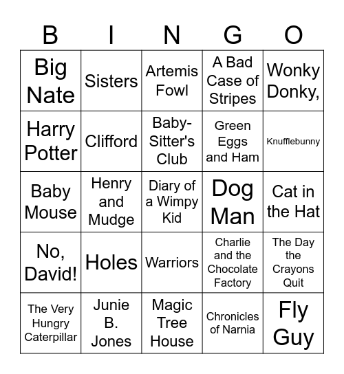 Nevada Reading Week Class Bingo Wednesday Bingo Card