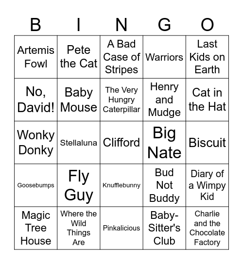 Nevada Reading Week Class Bingo Thursday Bingo Card
