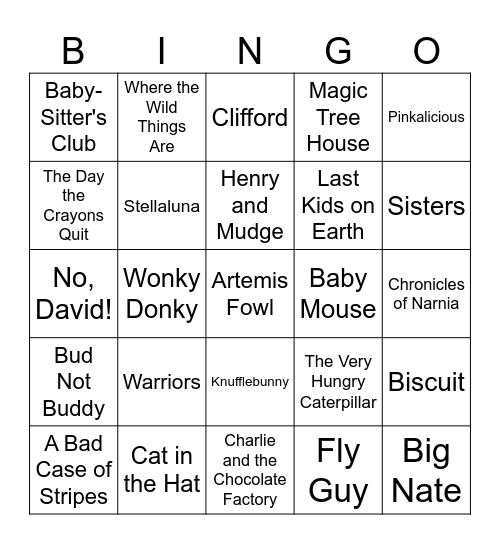 Nevada Reading Week Class Bingo Thursday Bingo Card