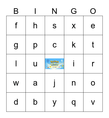 Pokémon Presents 27/2 Bingo Card