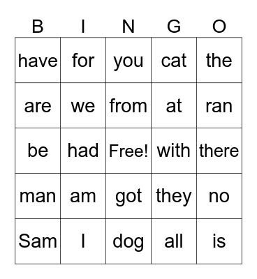 Win Bingo Card
