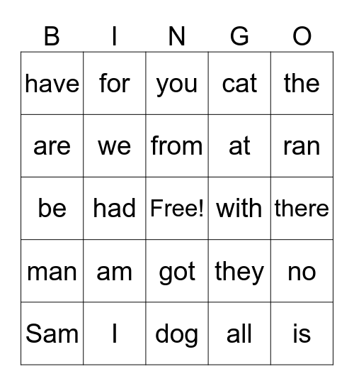 Win Bingo Card