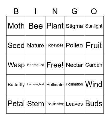 Green and Blue Bingo Card