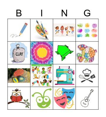 Color Our World Bingo Card