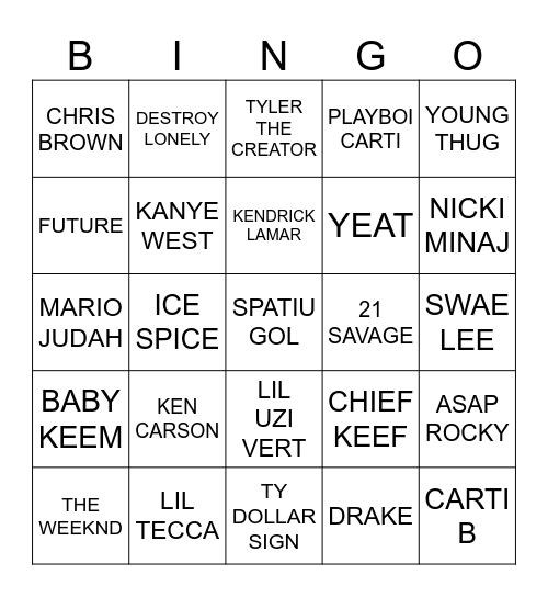 BEACH! PLEASE 2025 Bingo Card