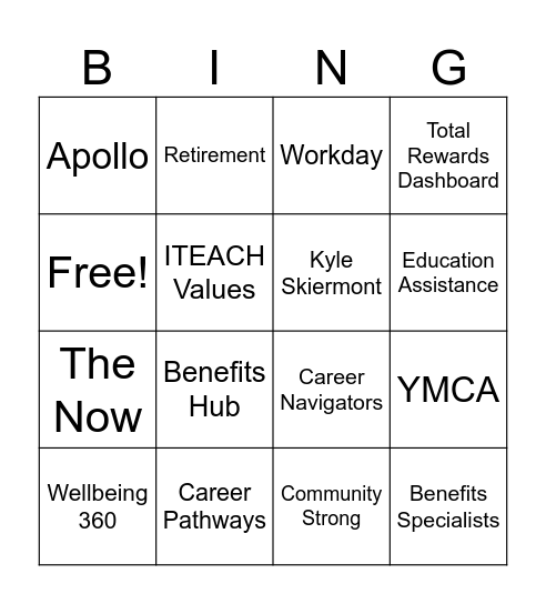 Nebraska Medicine Bingo Card