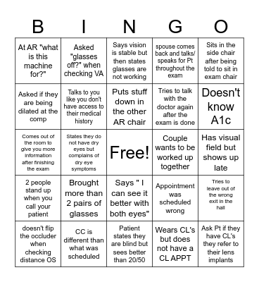 Just about had it Bingo Card