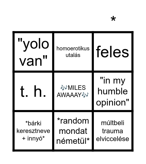 LE-VI bingo 2025 Bingo Card