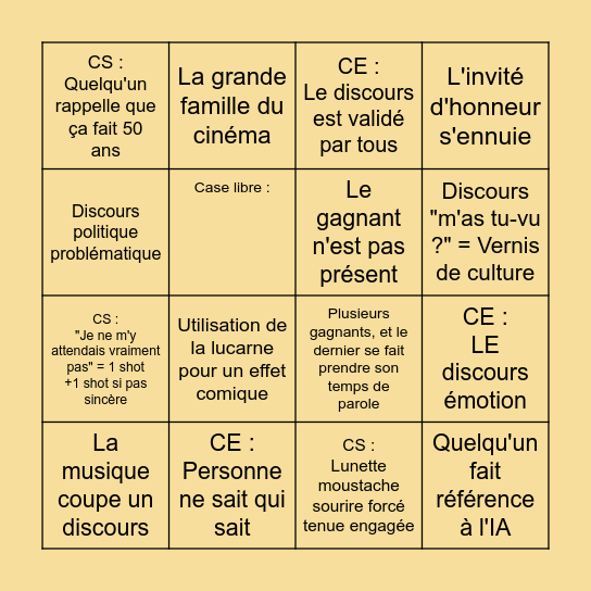 Bingo César 2025 B Bingo Card