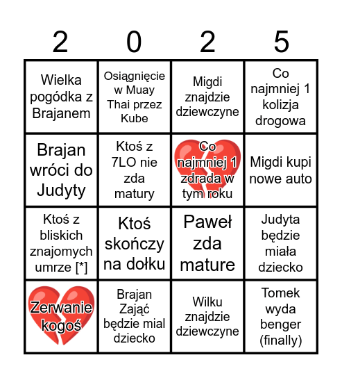 TRAPHOUSE BINGO Card