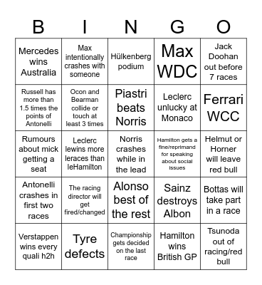Bleh :p Bingo Card