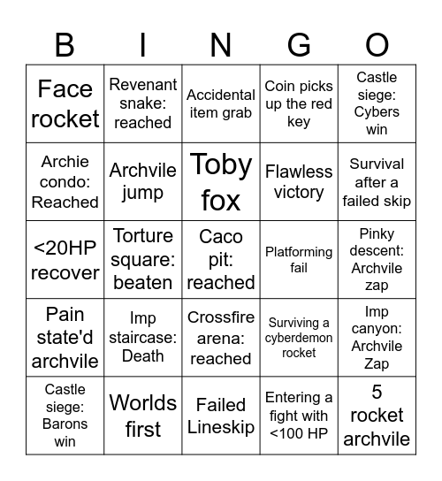 Okuplok Bingo Card