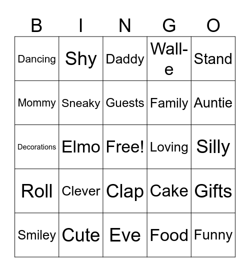 Big mac Bingo Card