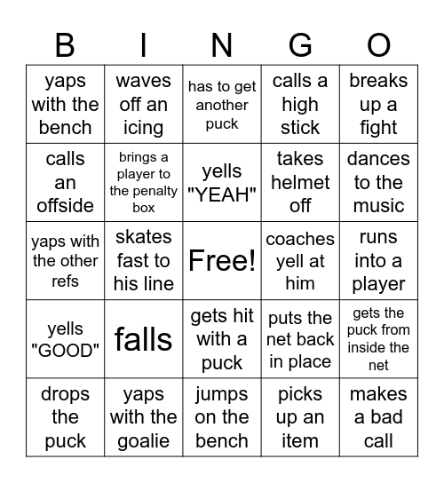 lines bingo Card
