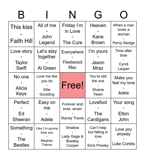 HR Team Meeting Bingo Card