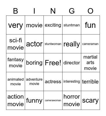HFH U1 Bingo Card